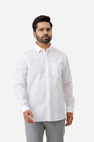 
              Uathyam Soho - 100% Cotton Formal White Shirt
            