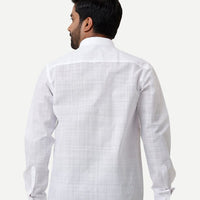 Uathyam Soho - 100% Cotton Formal White Shirt