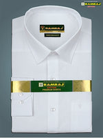 
              Ramraj Cool Cotton White Shirt
            