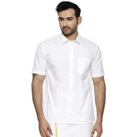 Ramraj Pure Cotton White Shirt