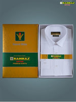 
              Ramraj Cool Cotton White Shirt
            