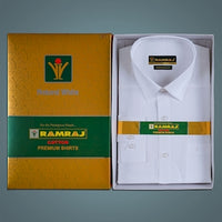 Ramraj Cool Cotton White Shirt
