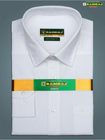 
              Ramraj Pure Cotton White Shirt
            