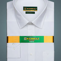 Ramraj Pure Cotton White Shirt