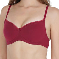 Jockey Wirefree Padded T-Shirt Bra with Adjustable Straps- 1723