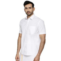 Ramraj Cool Cotton White Shirt