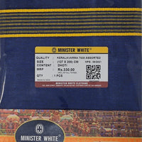 Minister White Colour Dhotis - Single