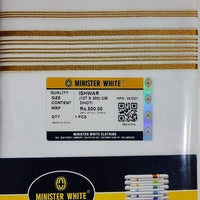 Minister White Gold Fancy Broder- Single