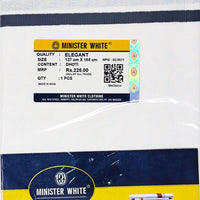 Minister White Dhotis- Single Layer
