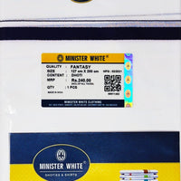 Minister White Single Dhotis